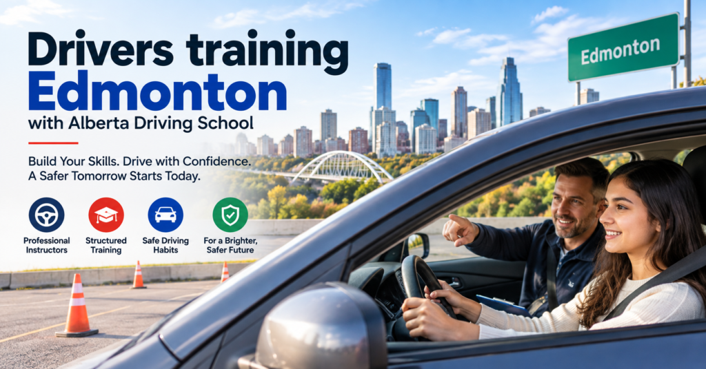 Drivers training Edmonton with Alberta Driving School